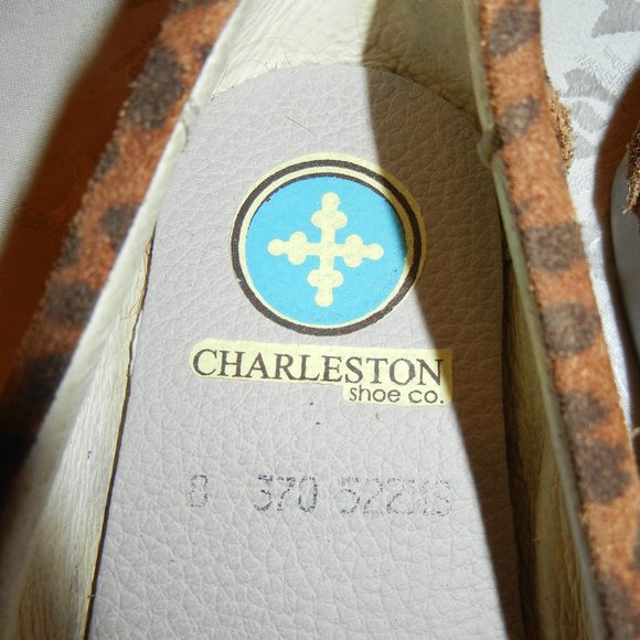 Charleston shoe company leopard loafer flats 8 - Picture 3 of 4